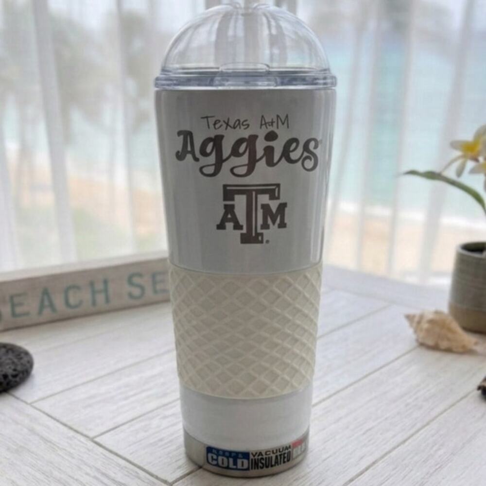 New NCAA Texas A&M Aggies 24oz Opal Draft Tumbler